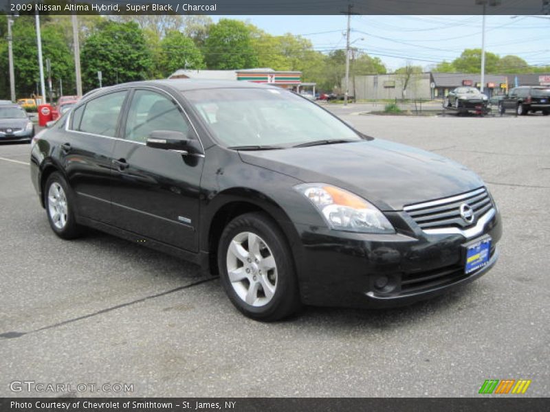 Super Black / Charcoal 2009 Nissan Altima Hybrid