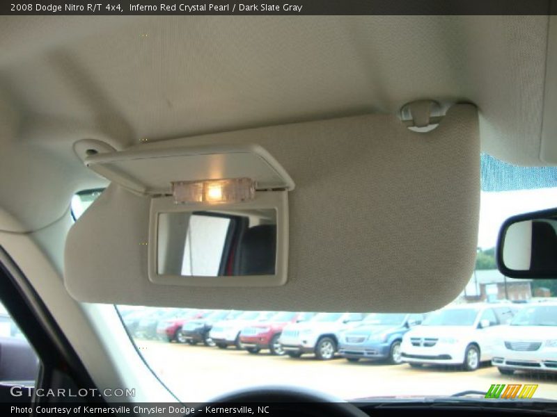 Inferno Red Crystal Pearl / Dark Slate Gray 2008 Dodge Nitro R/T 4x4