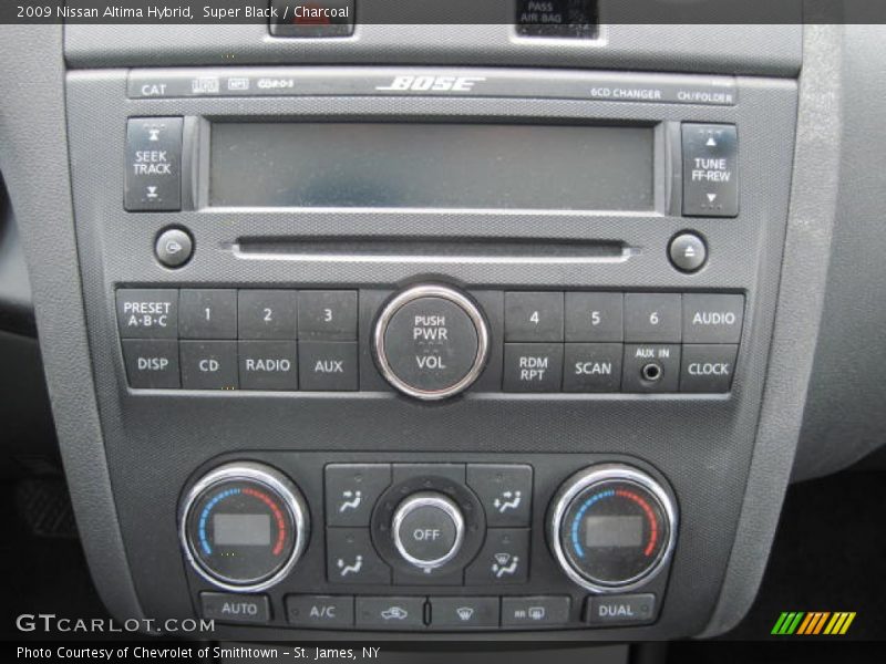 Super Black / Charcoal 2009 Nissan Altima Hybrid