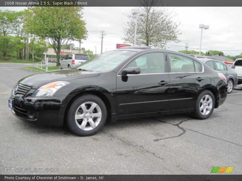 Super Black / Blond 2008 Nissan Altima 2.5 S