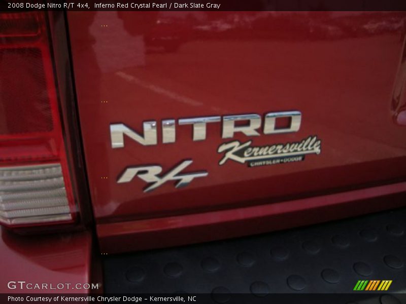 Inferno Red Crystal Pearl / Dark Slate Gray 2008 Dodge Nitro R/T 4x4