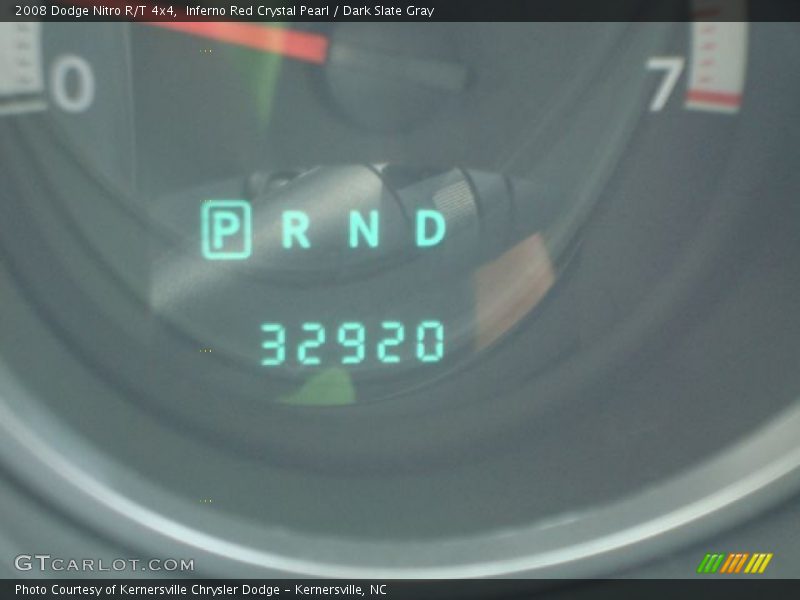 Inferno Red Crystal Pearl / Dark Slate Gray 2008 Dodge Nitro R/T 4x4