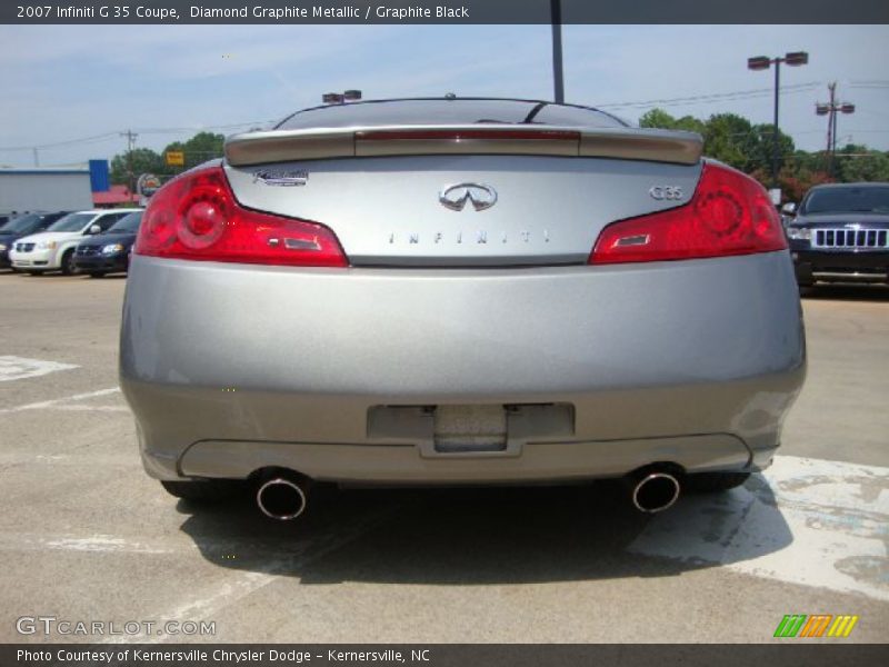 Diamond Graphite Metallic / Graphite Black 2007 Infiniti G 35 Coupe
