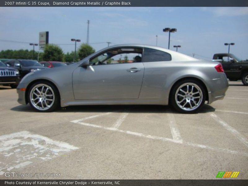 Diamond Graphite Metallic / Graphite Black 2007 Infiniti G 35 Coupe