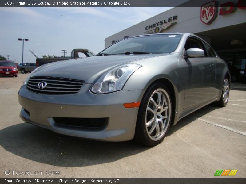 Diamond Graphite Metallic / Graphite Black 2007 Infiniti G 35 Coupe