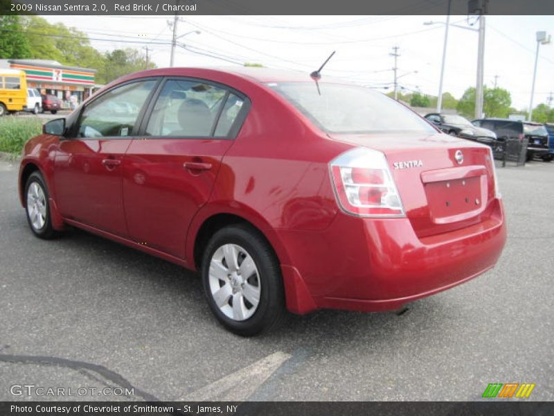 Red Brick / Charcoal 2009 Nissan Sentra 2.0