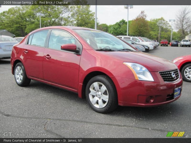 Red Brick / Charcoal 2009 Nissan Sentra 2.0