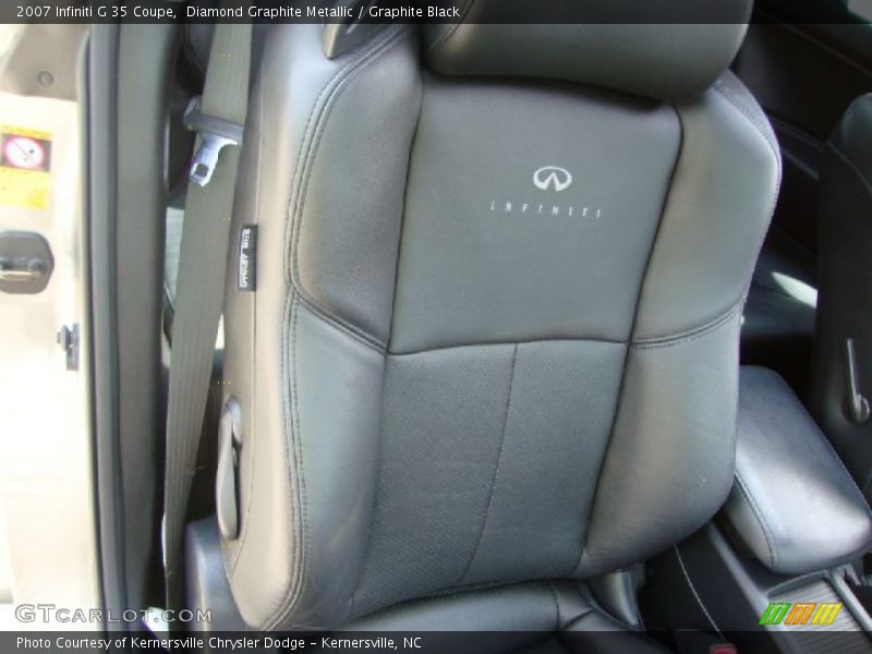 Diamond Graphite Metallic / Graphite Black 2007 Infiniti G 35 Coupe