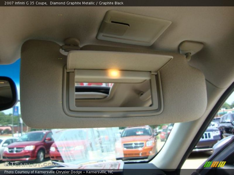 Diamond Graphite Metallic / Graphite Black 2007 Infiniti G 35 Coupe