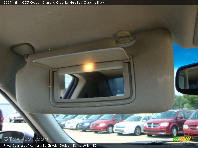 Diamond Graphite Metallic / Graphite Black 2007 Infiniti G 35 Coupe