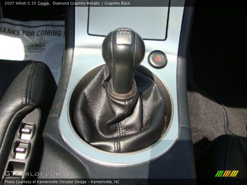 Diamond Graphite Metallic / Graphite Black 2007 Infiniti G 35 Coupe
