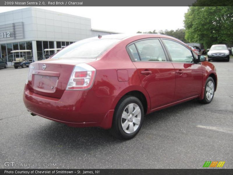 Red Brick / Charcoal 2009 Nissan Sentra 2.0