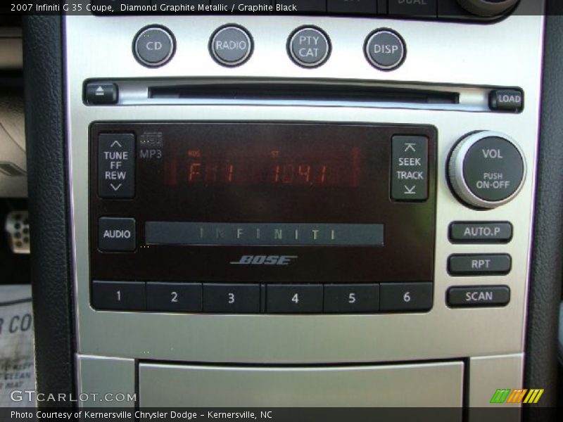 Diamond Graphite Metallic / Graphite Black 2007 Infiniti G 35 Coupe
