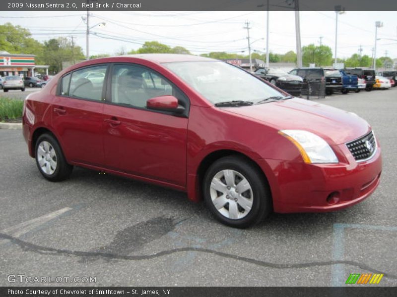 Red Brick / Charcoal 2009 Nissan Sentra 2.0