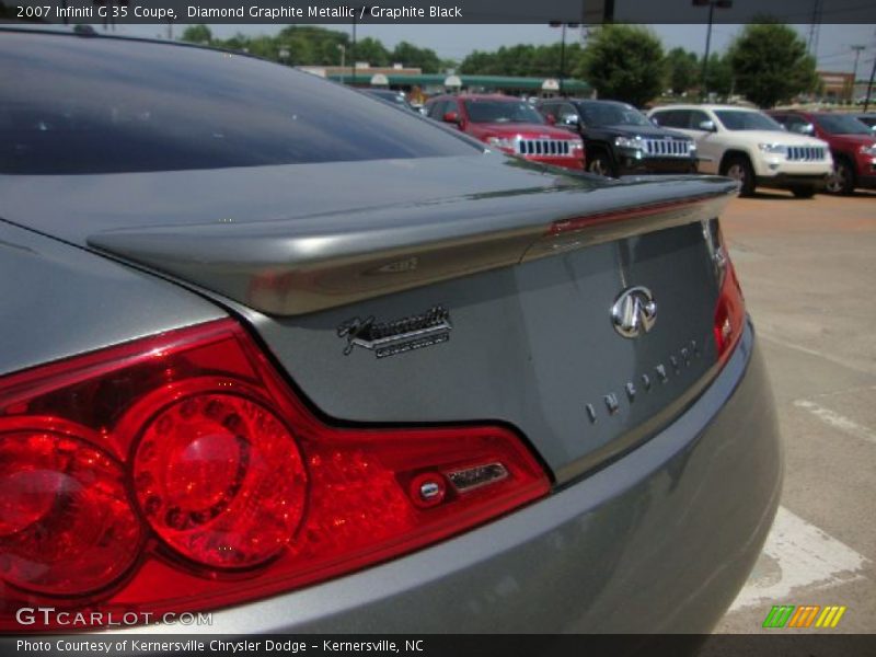 Diamond Graphite Metallic / Graphite Black 2007 Infiniti G 35 Coupe