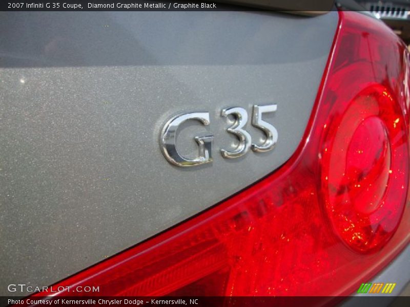 Diamond Graphite Metallic / Graphite Black 2007 Infiniti G 35 Coupe