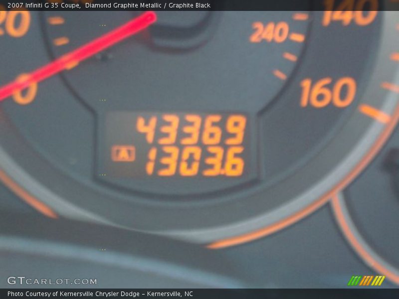 Diamond Graphite Metallic / Graphite Black 2007 Infiniti G 35 Coupe