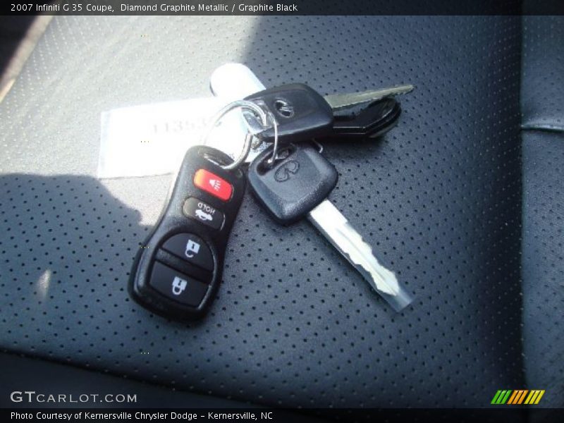 Diamond Graphite Metallic / Graphite Black 2007 Infiniti G 35 Coupe