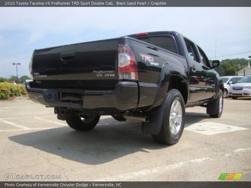 Black Sand Pearl / Graphite 2010 Toyota Tacoma V6 PreRunner TRD Sport Double Cab