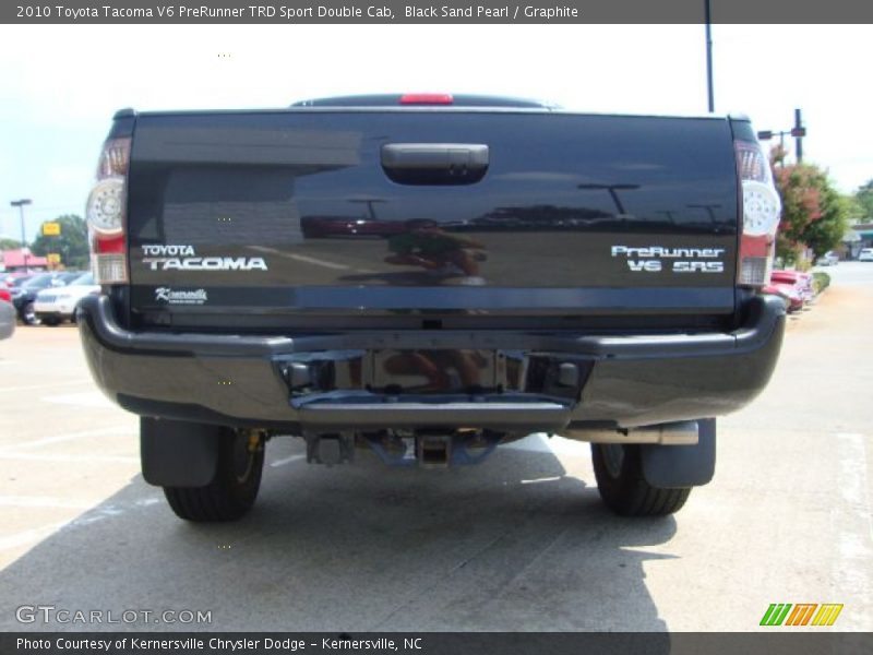 Black Sand Pearl / Graphite 2010 Toyota Tacoma V6 PreRunner TRD Sport Double Cab