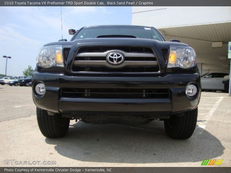 Black Sand Pearl / Graphite 2010 Toyota Tacoma V6 PreRunner TRD Sport Double Cab