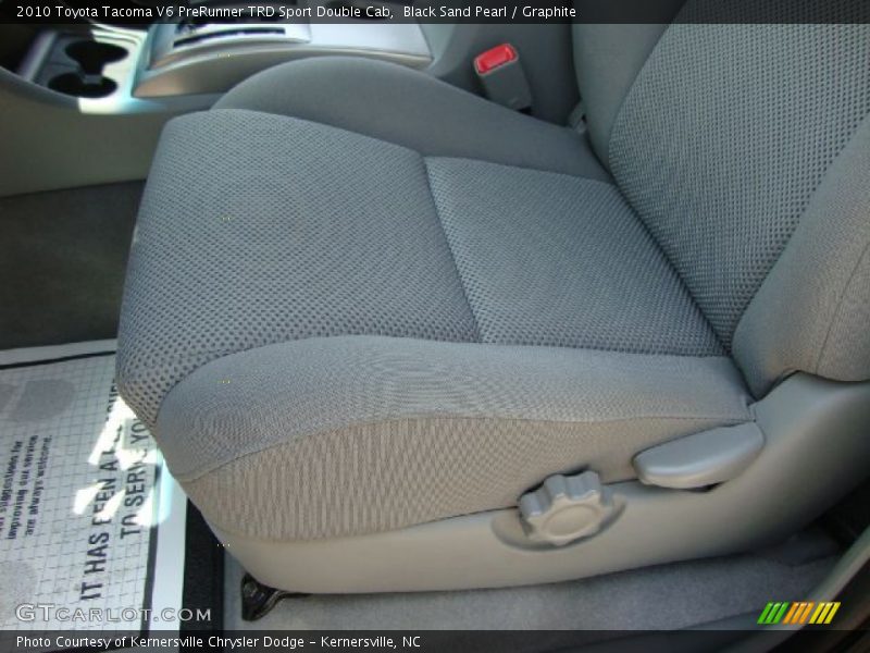 Black Sand Pearl / Graphite 2010 Toyota Tacoma V6 PreRunner TRD Sport Double Cab