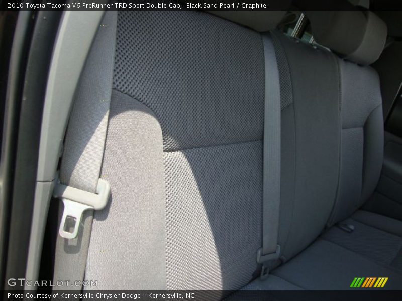 Black Sand Pearl / Graphite 2010 Toyota Tacoma V6 PreRunner TRD Sport Double Cab