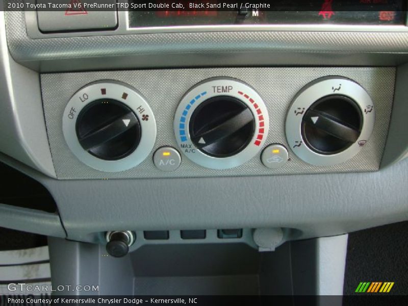 Black Sand Pearl / Graphite 2010 Toyota Tacoma V6 PreRunner TRD Sport Double Cab