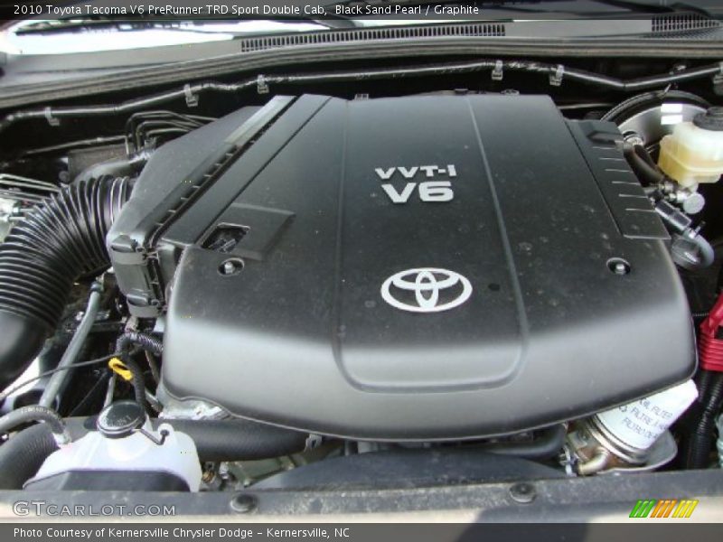 Black Sand Pearl / Graphite 2010 Toyota Tacoma V6 PreRunner TRD Sport Double Cab