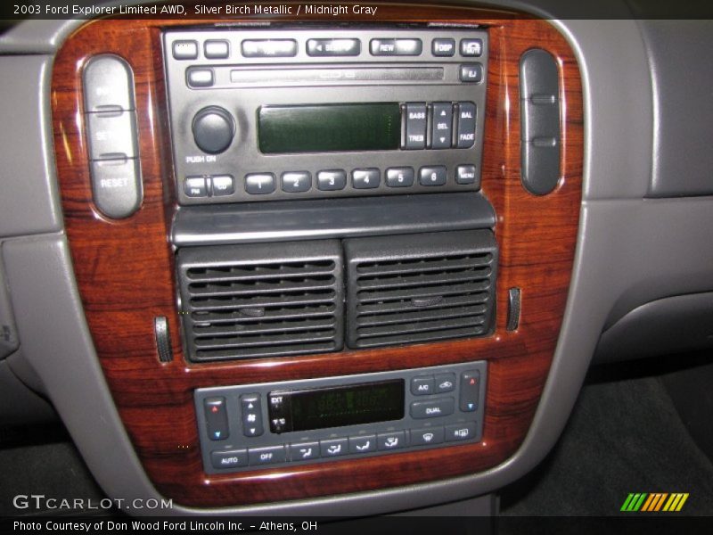 Silver Birch Metallic / Midnight Gray 2003 Ford Explorer Limited AWD