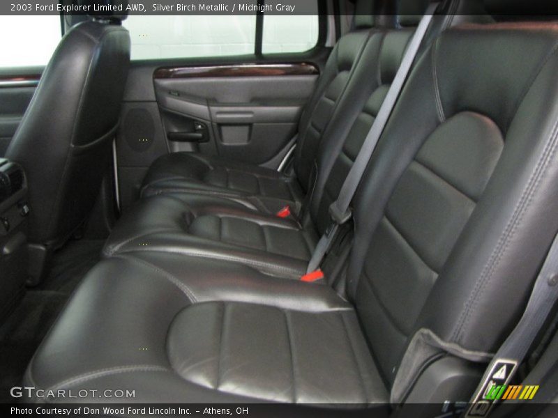 Silver Birch Metallic / Midnight Gray 2003 Ford Explorer Limited AWD