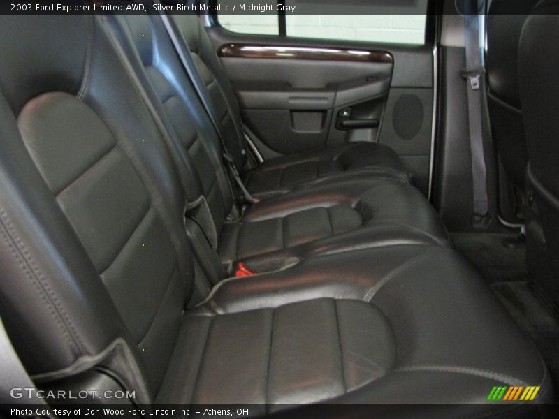 Silver Birch Metallic / Midnight Gray 2003 Ford Explorer Limited AWD