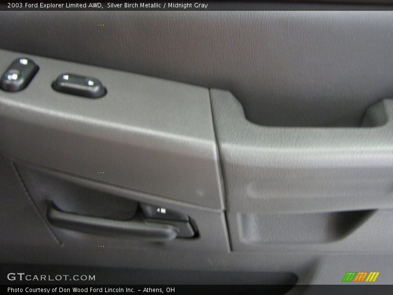 Silver Birch Metallic / Midnight Gray 2003 Ford Explorer Limited AWD