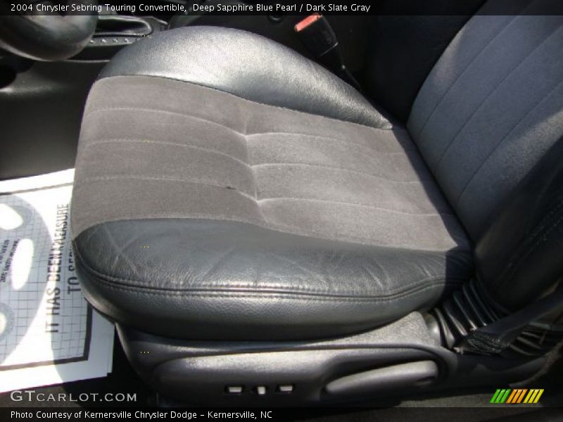Deep Sapphire Blue Pearl / Dark Slate Gray 2004 Chrysler Sebring Touring Convertible