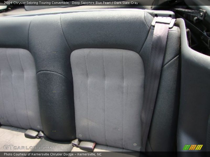 Deep Sapphire Blue Pearl / Dark Slate Gray 2004 Chrysler Sebring Touring Convertible
