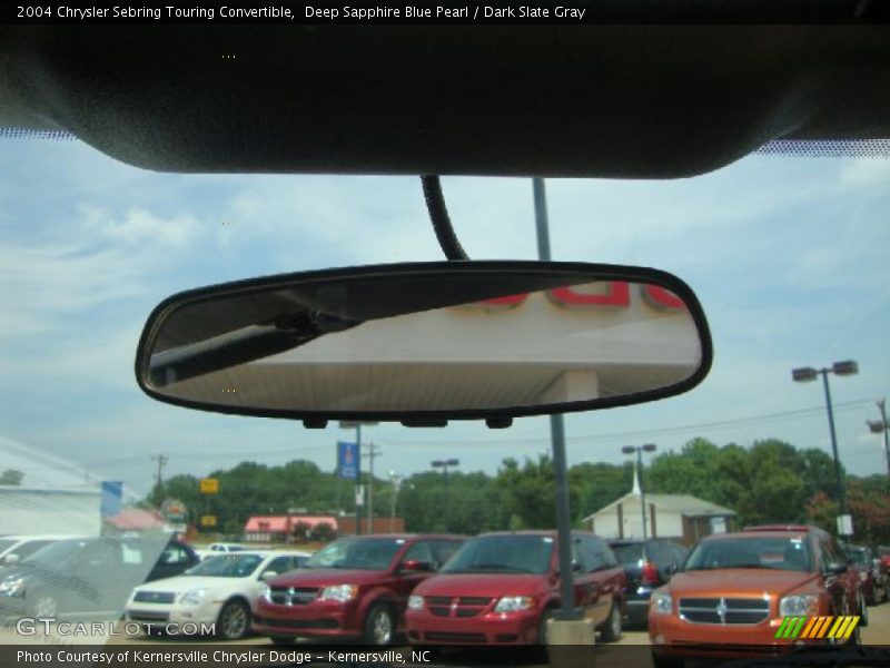 Deep Sapphire Blue Pearl / Dark Slate Gray 2004 Chrysler Sebring Touring Convertible