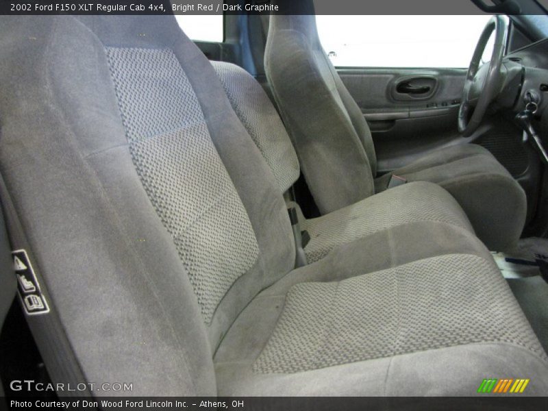 Bright Red / Dark Graphite 2002 Ford F150 XLT Regular Cab 4x4