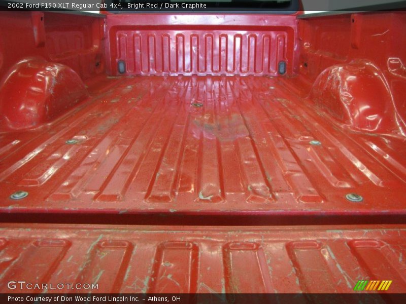 Bright Red / Dark Graphite 2002 Ford F150 XLT Regular Cab 4x4