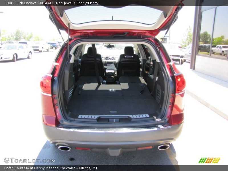 Red Jewel / Ebony/Ebony 2008 Buick Enclave CXL AWD