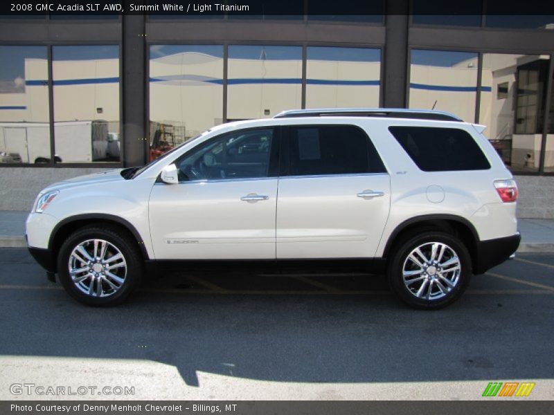 Summit White / Light Titanium 2008 GMC Acadia SLT AWD