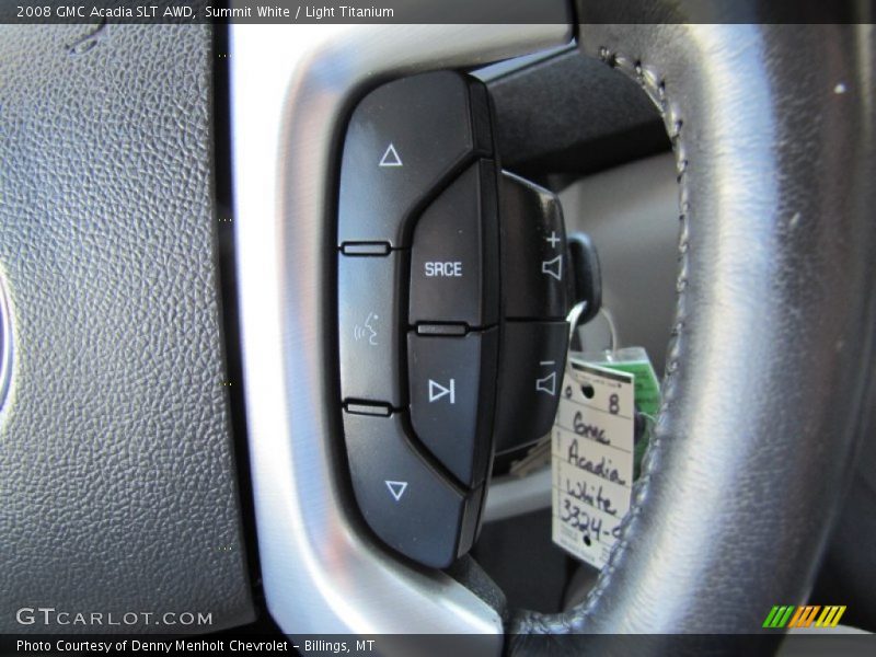 Summit White / Light Titanium 2008 GMC Acadia SLT AWD