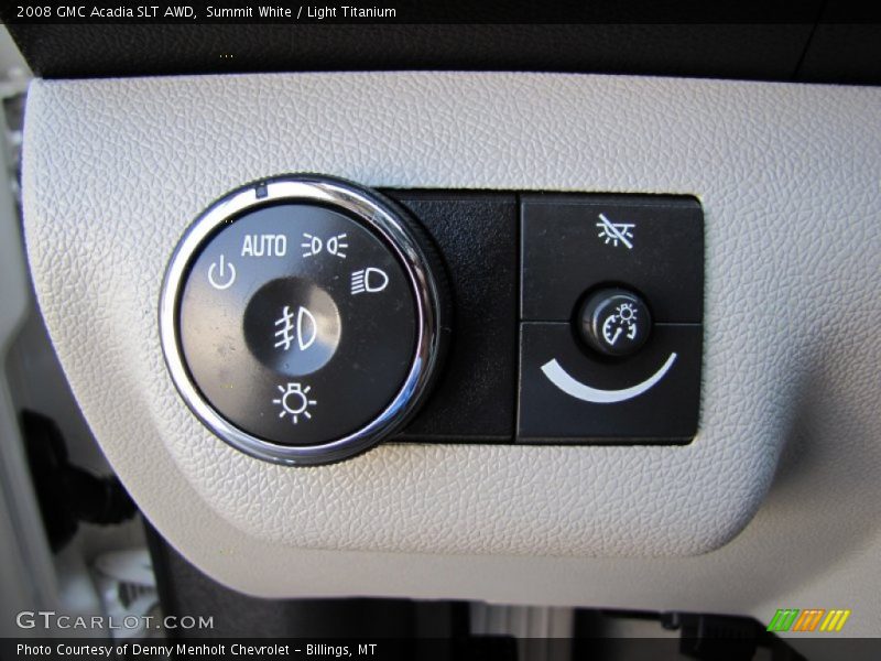 Summit White / Light Titanium 2008 GMC Acadia SLT AWD