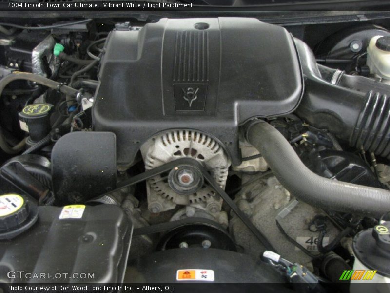 Vibrant White / Light Parchment 2004 Lincoln Town Car Ultimate