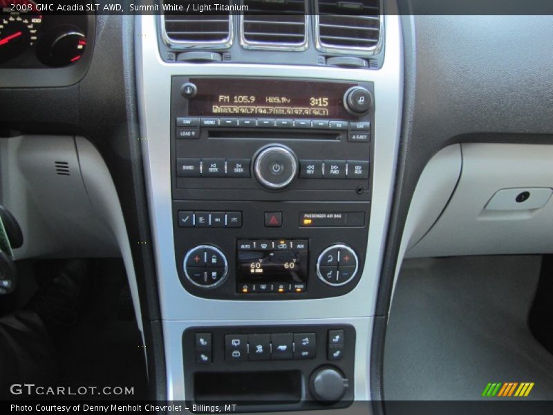 Summit White / Light Titanium 2008 GMC Acadia SLT AWD