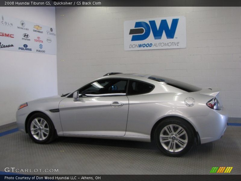 Quicksilver / GS Black Cloth 2008 Hyundai Tiburon GS