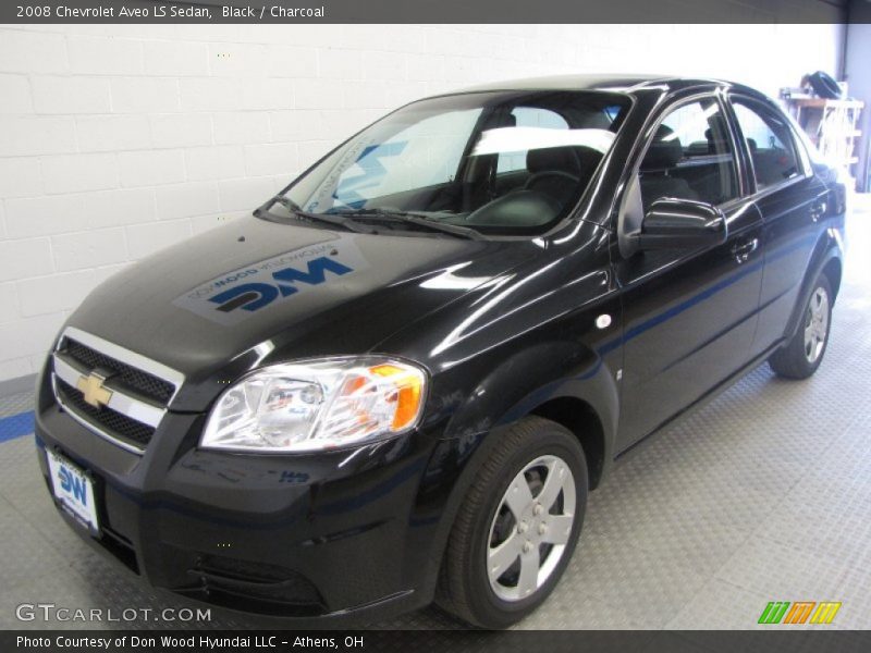 Black / Charcoal 2008 Chevrolet Aveo LS Sedan