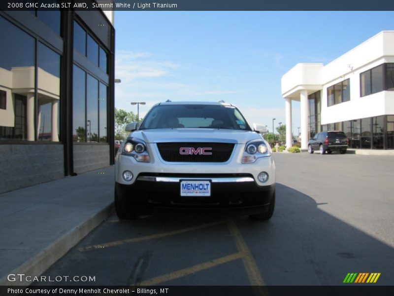 Summit White / Light Titanium 2008 GMC Acadia SLT AWD