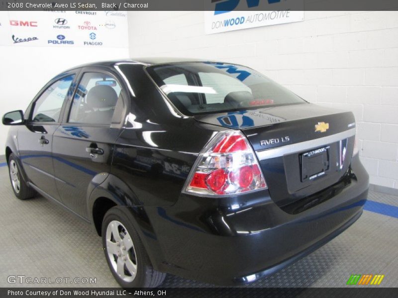 Black / Charcoal 2008 Chevrolet Aveo LS Sedan