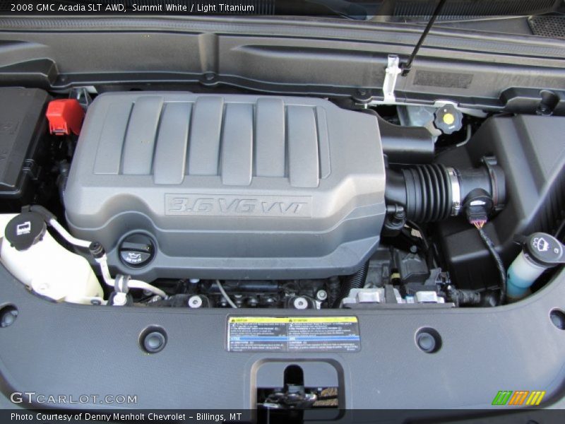 Summit White / Light Titanium 2008 GMC Acadia SLT AWD