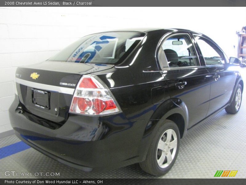 Black / Charcoal 2008 Chevrolet Aveo LS Sedan